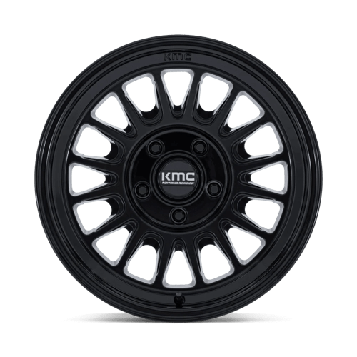 KMC KM733 IMPACT FFT Gloss Black 17x8.5 0 6x135mm 87.1mm