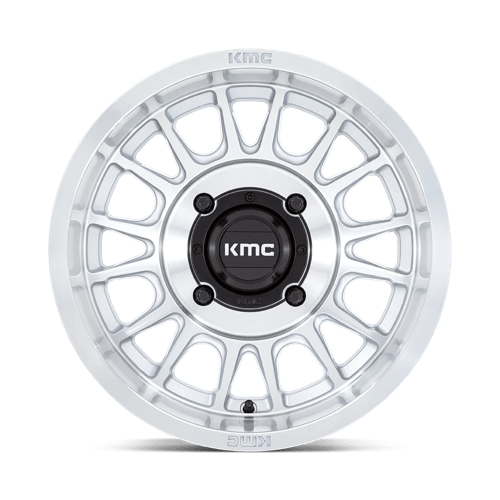KMC KS138 IMPACT UTV Silver W/ Machined Face 15x10 0 4x156mm 115.1mm