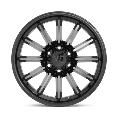 XD Series XD855 LUXE Gloss Black Mach W/ Gray Tint 20x9 +18 5x127mm 71.5mm