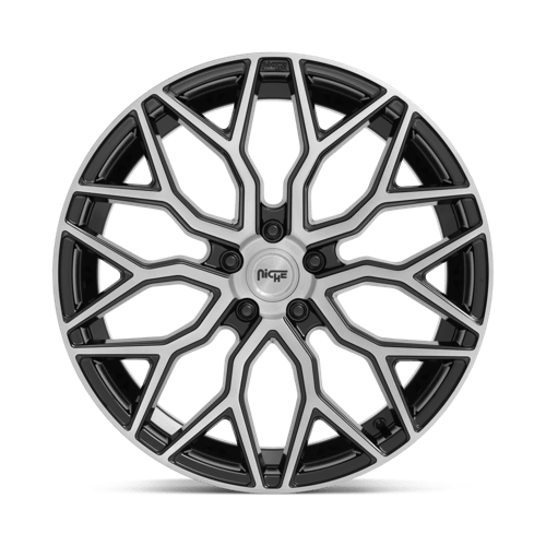 Niche M262 MAZZANTI Gloss Black Brushed Face 19x9.5 +25 5x114.3mm 72.6mm