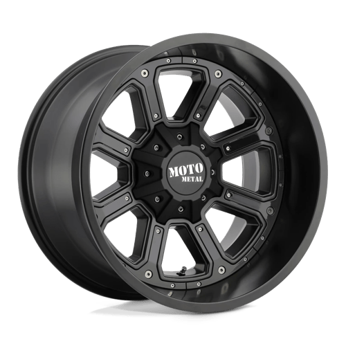 Moto Metal MO984 SHIFT Matte Black W/ G-blk Inserts 20x9 +30 6x114.3mm 72.6mm