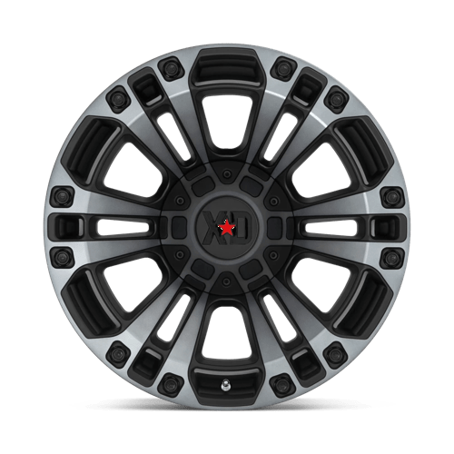 XD Series XD851 MONSTER 3 Satin Black W/ Gray Tint 20x9 +18 6x135|6x139.7mm 106.1mm