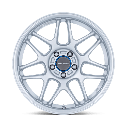 Motegi MR158 TSUBAKI Hyper Silver W/ Machined Lip 18x9.5 +35 5x112mm 66.6mm