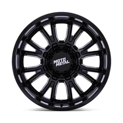 Moto Metal MO810 LEGACY Gloss Black 20x10 -18 8x165.1mm 125.1mm