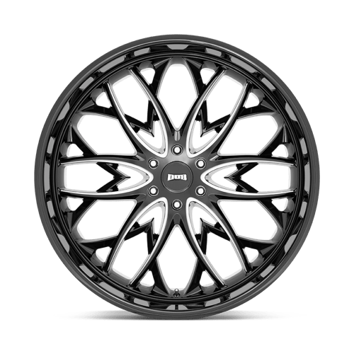 DUB S263 OG Gloss Black Milled 26x10 +25 6x139.7mm 106.1mm