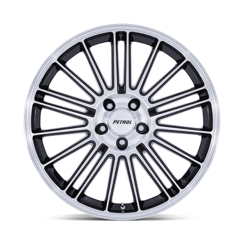 Petrol PE001 P1D Gloss Black W/ Machined Face 19x8 +40 5x112mm 72.6mm