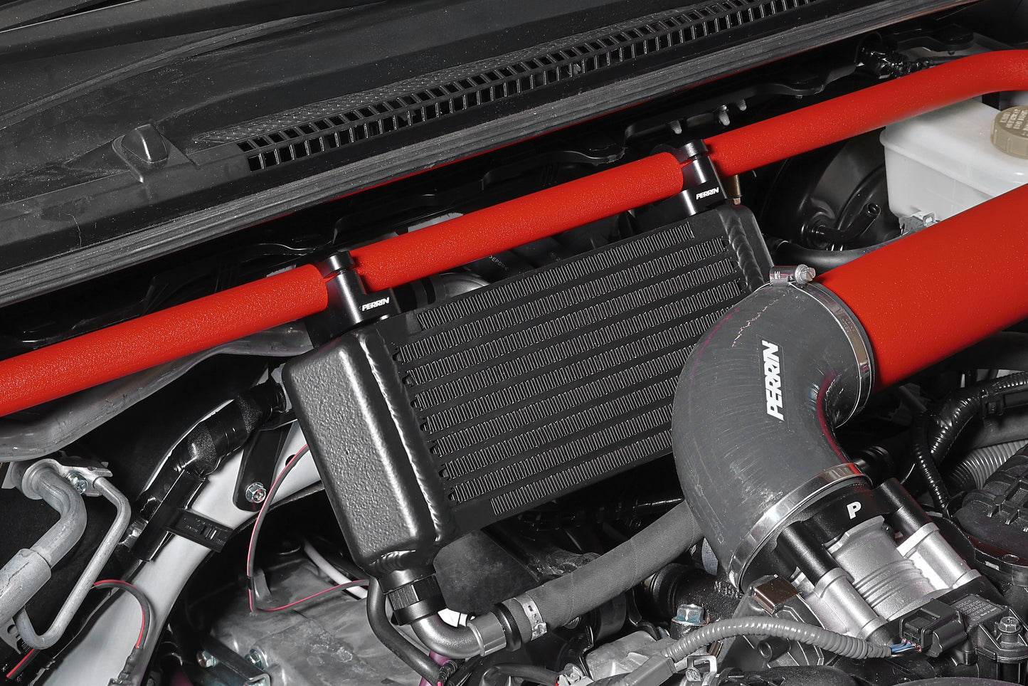 Perrin Oil Cooler Full Kit, Top Mount for 2015-2025 WRX