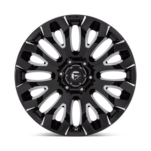 Fuel Offroad D828 QUAKE Gloss Black Milled 20x9 +1 5x127mm 71.5mm