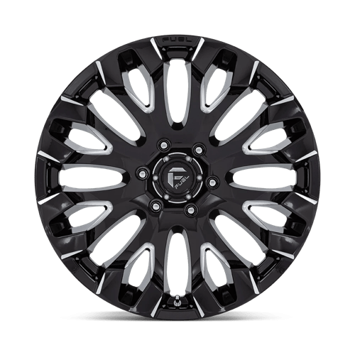 Fuel Offroad D828 QUAKE Gloss Black Milled 20x9 +1 6x135mm 87.1mm
