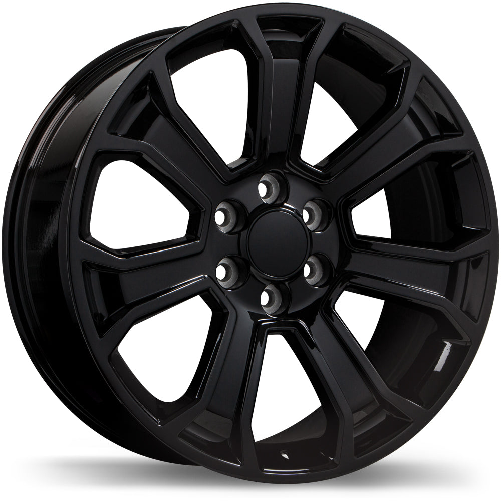 Replika R204 Gloss Black 20x9 +24 6x139.7mm 78.1mm