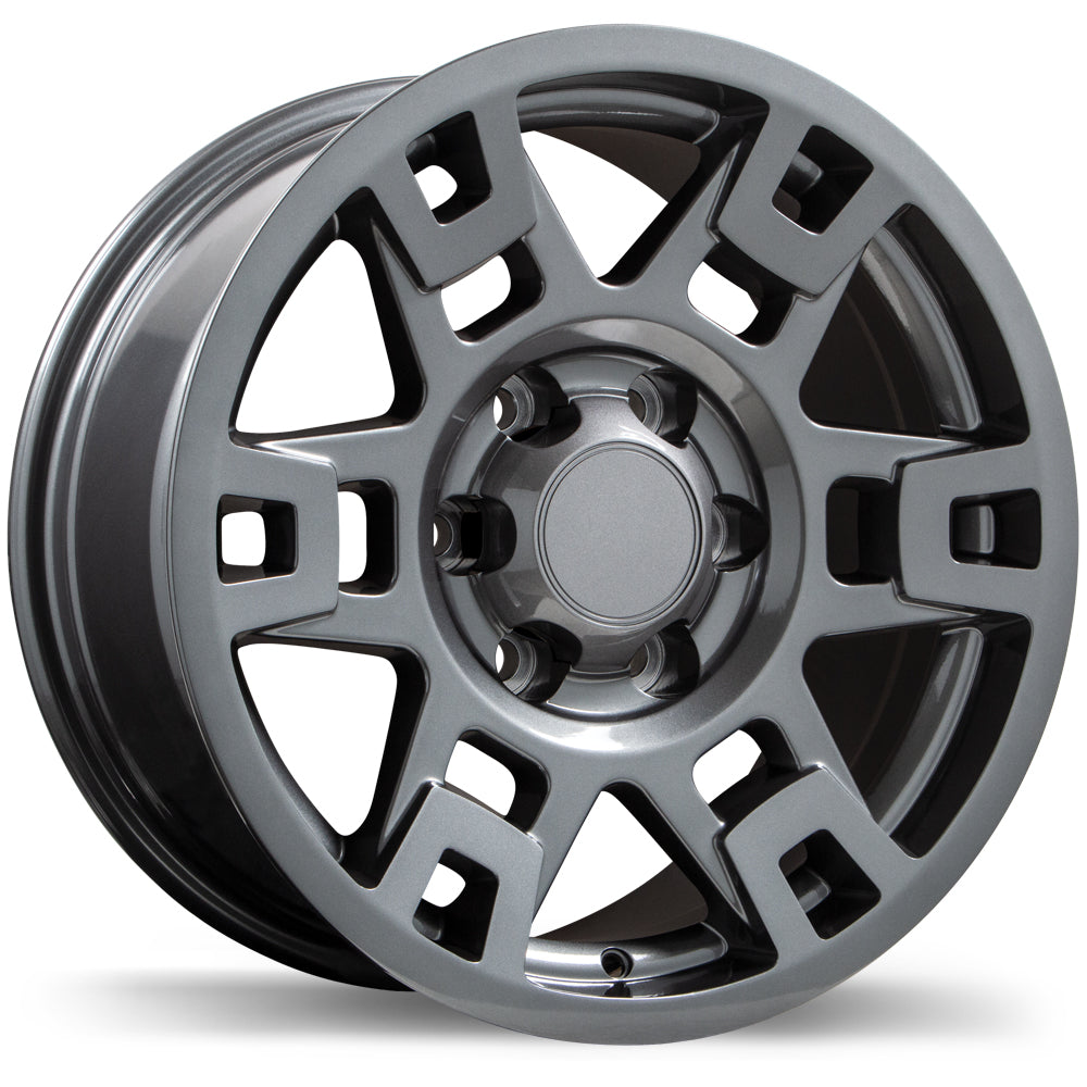 Replika R213 Gloss Gunmetal 17x8 +5 6x139.7mm 106.1mm