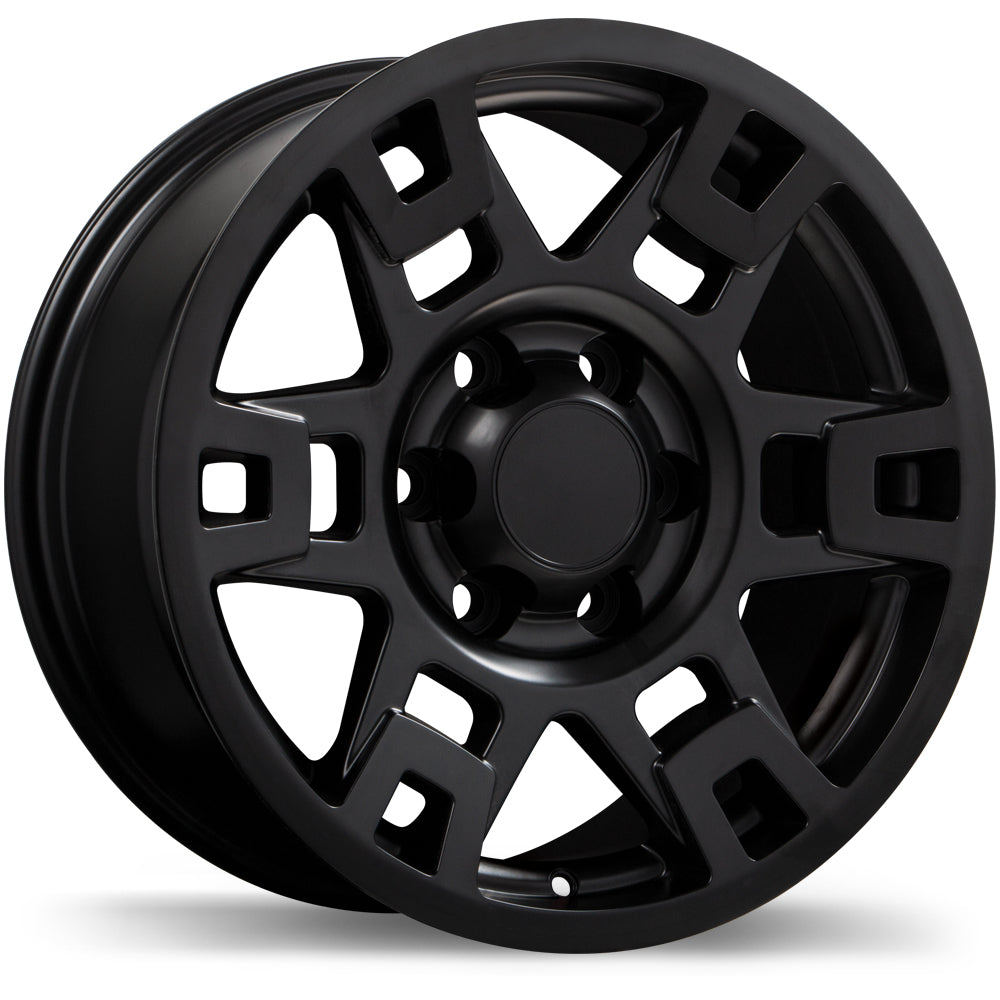 Replika R213 Satin Black 17x8 +5 6x139.7mm 106.1mm