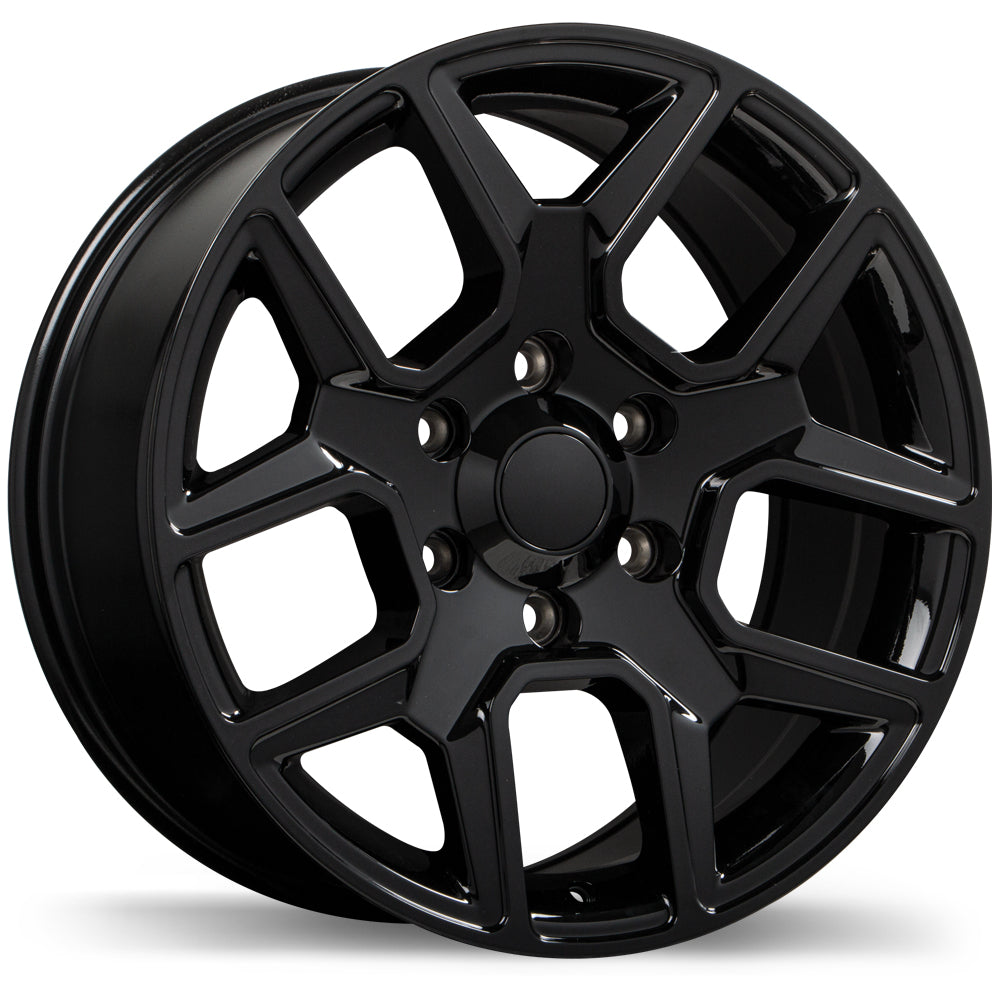 Replika R220 Gloss Black 18x8 +19 6x139.7mm 78.0mm