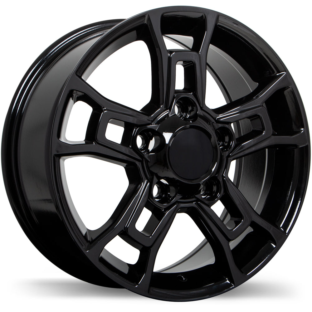 Replika R225 Gloss Black 18x8 +60 5x150mm 110.1mm