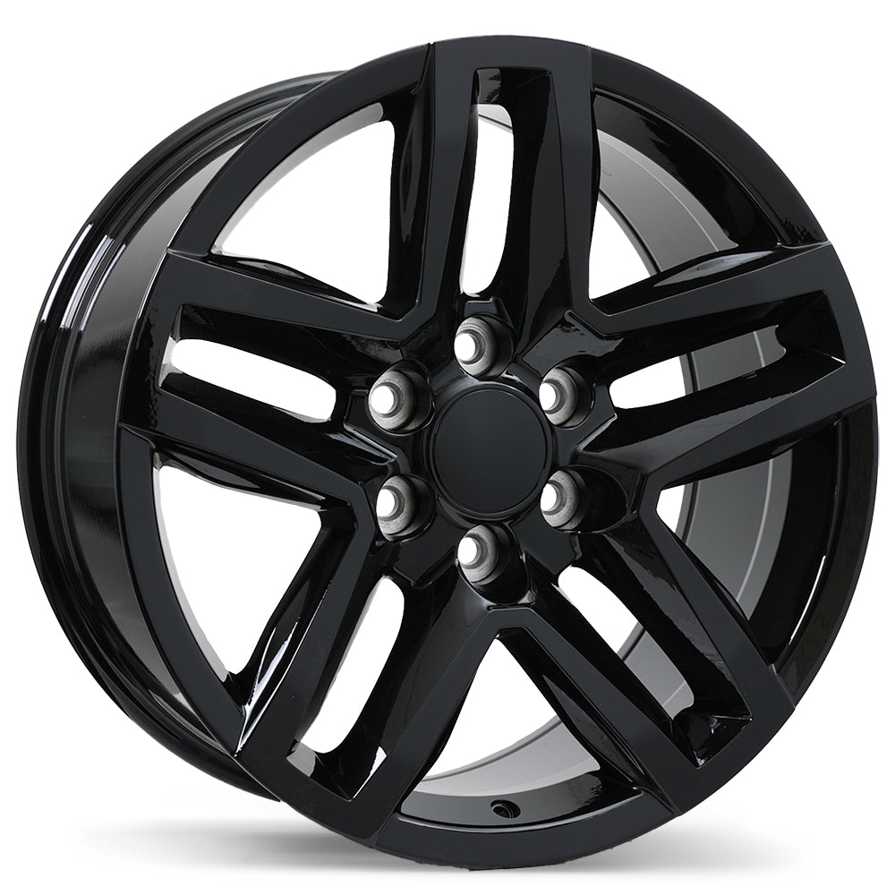 Replika R245 Gloss Black 20x9 +28 6x139.7mm 78.0mm