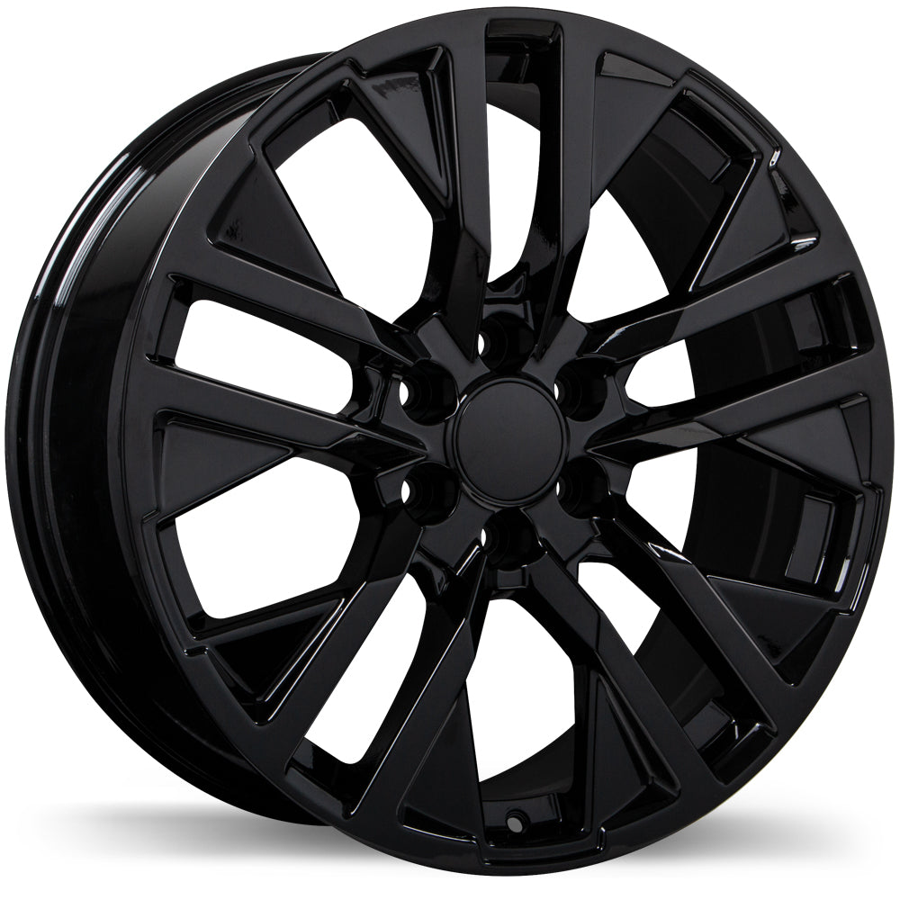 Replika R246 Gloss Black 22x9 +28 6x139.7mm 78.0mm