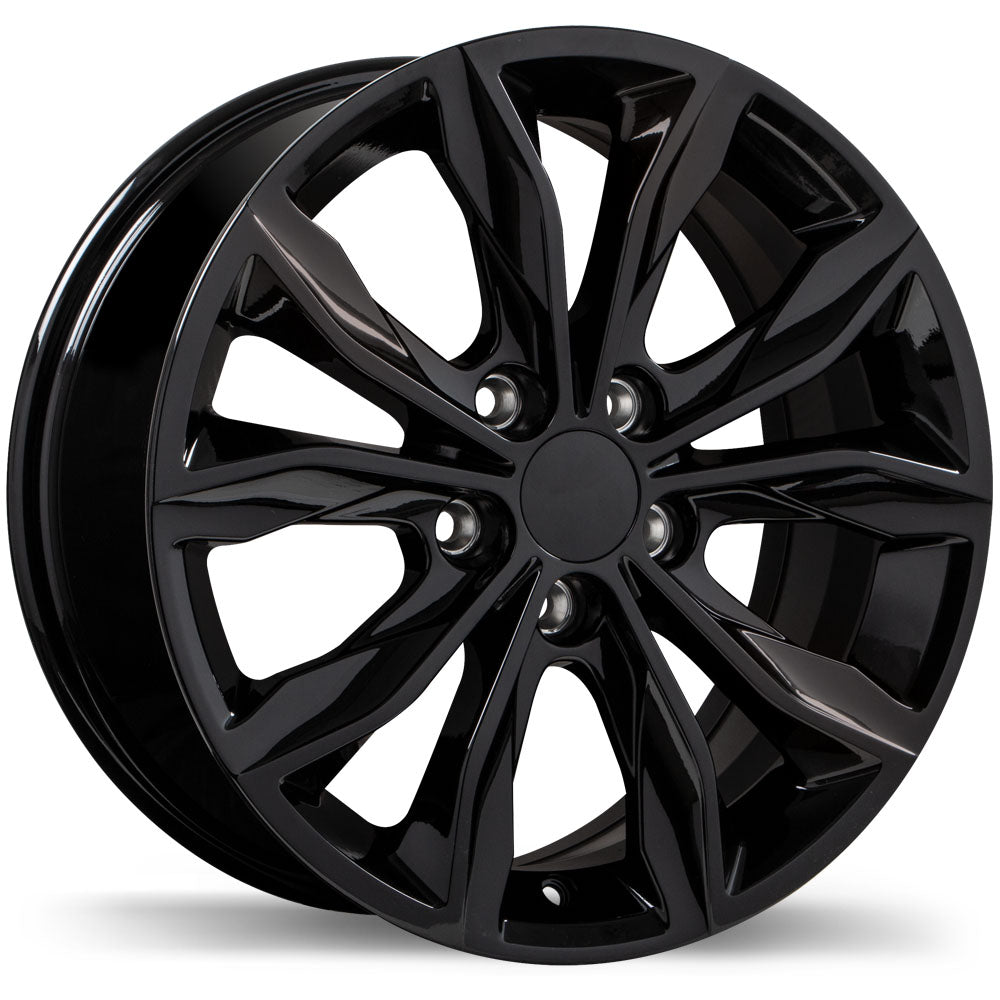 Replika R248 Gloss Black 17x7.5 +45 5x115mm 70.3mm