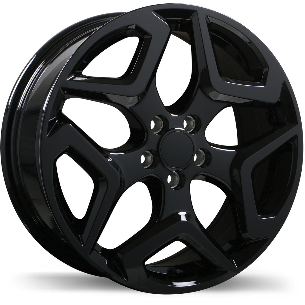 Replika R255 Gloss Black 17x7 +55 5x100mm 56.1mm