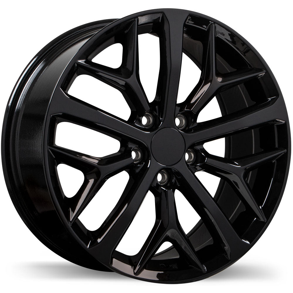 Replika R257 Gloss Black 18x8 +50 5x114.3mm 64.1mm