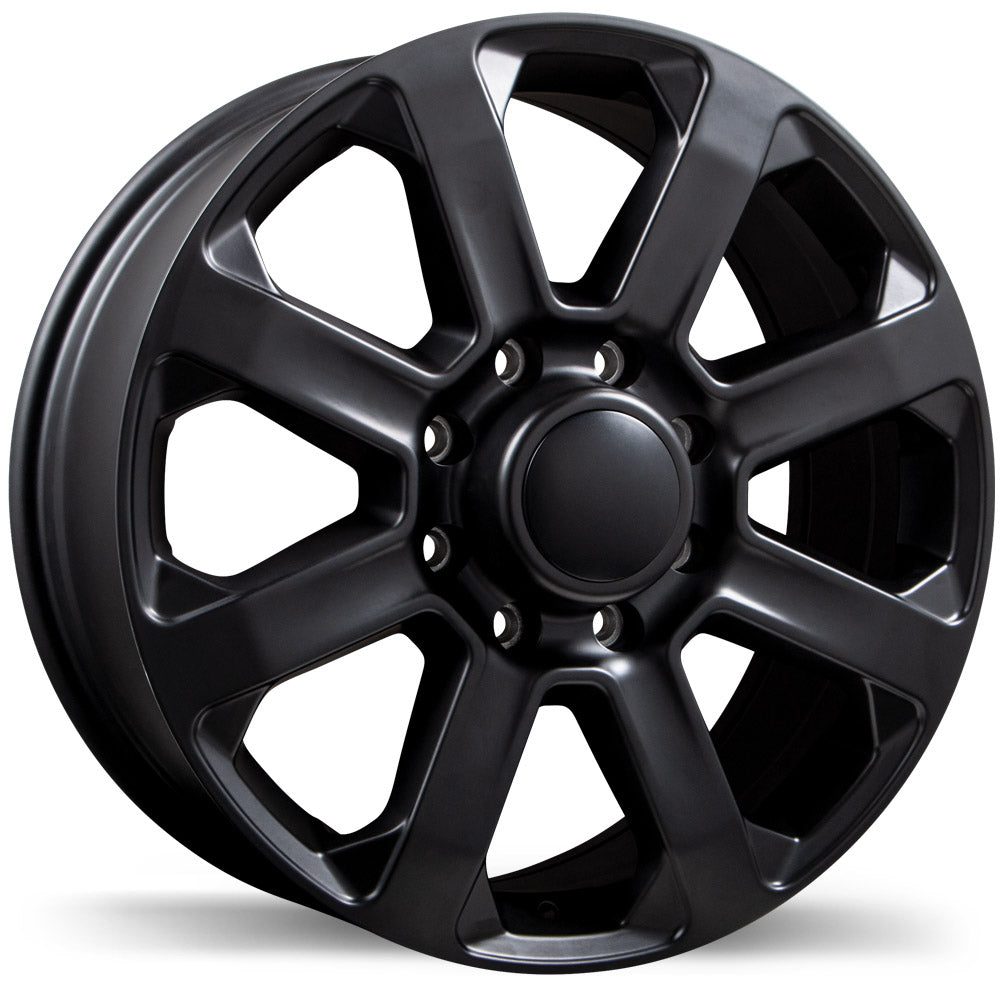 Replika R261 Satin Black 20x8 +54 8x165.1mm 121.1mm