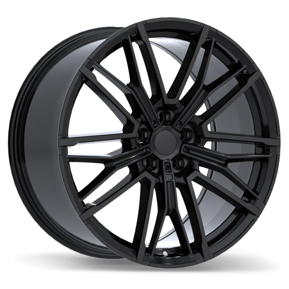 Replika R283 Gloss Black 20x9 +35 5x112mm 66.6mm
