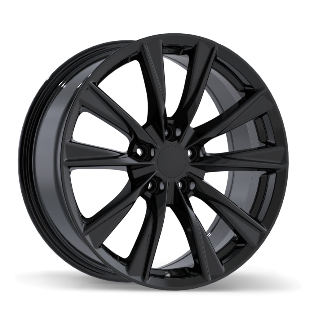 Replika R284 Gloss Black 18x7.5 +35 5x114.3mm 60.1mm