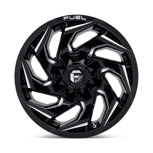 Fuel Offroad D753 REACTION Gloss Black Milled 20x9 +1 5x114.3|5x127mm 78.1mm