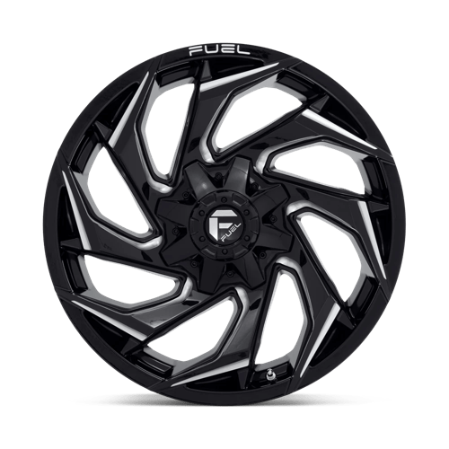 Fuel Offroad D753 REACTION Gloss Black Milled 20x9 +20 8x165.1mm 125.1mm