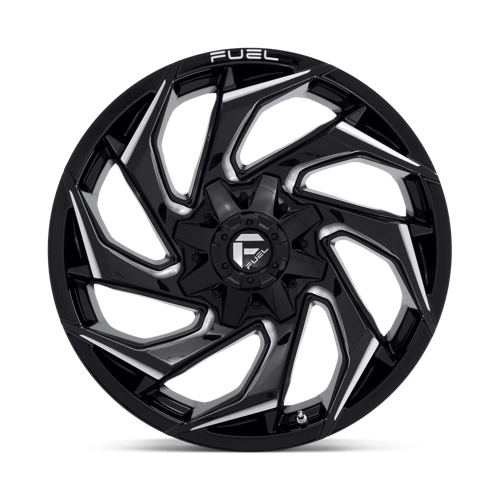Fuel Offroad D753 REACTION Gloss Black Milled 20x9 +20 8x170mm 125.1mm