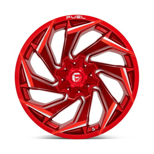 Fuel Offroad D754 REACTION Candy Red Milled 22x12 -44 8x170mm 125.1mm