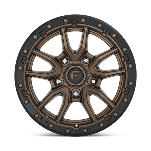 Fuel Offroad D681 REBEL Matte Bronze Black Bead Ring 17x9 -12 5x127mm 71.5mm