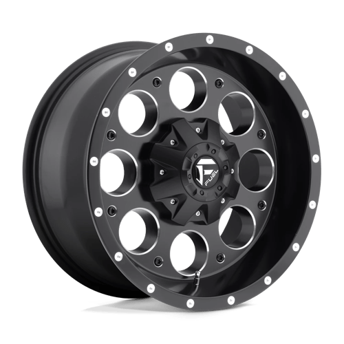 Fuel Offroad D525 REVOLVER Matte Black Milled 15x8 -18 5x120.65|5x127mm 78.1mm