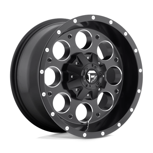 Fuel Offroad D525 REVOLVER Matte Black Milled 18x9 -12 5x114.3|5x127mm 78.1mm
