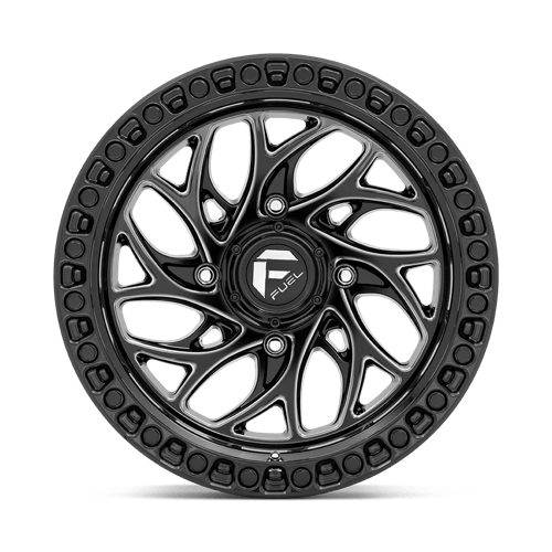 Fuel Offroad D741 RUNNER UTV Gloss Black Milled 15x10 0 4x156mm 132mm