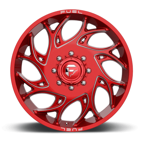 Fuel Offroad D742 RUNNER Candy Red Milled 22x8.25 +105 8x210mm 154.3mm
