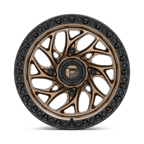 Fuel Offroad D777 RUNNER UTV Bronze W/ Black Ring 15x10 0 4x156mm 132mm