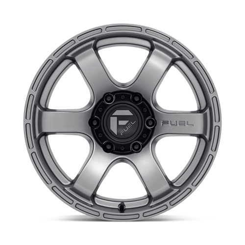 Fuel Offroad D767 RUSH Matte Gun Metal 17x9 +1 6x139.7mm 106.1mm