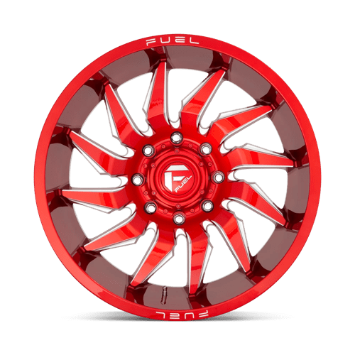 Fuel Offroad D745 SABER Candy Red Milled 22x12 -44 8x165.1mm 125.1mm