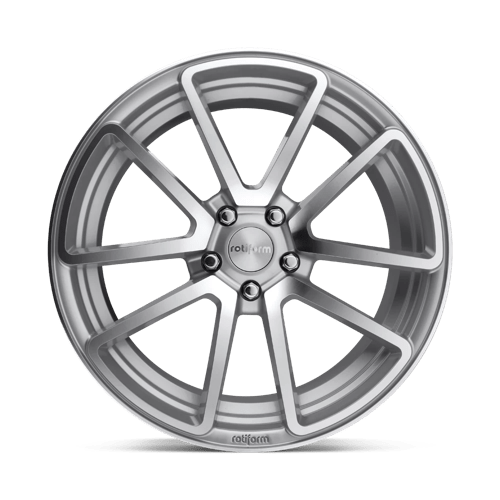 Rotiform R120 SPF Gloss Silver Machined 18x8.5 +45 5x114.3mm 72.6mm
