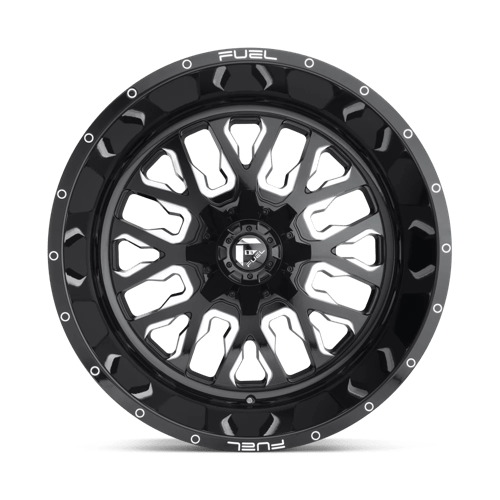 Fuel Offroad D611 STROKE Gloss Black Milled 20x9 +1 5x114.3|5x127mm 78.1mm