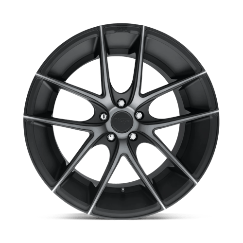 Niche M130 TARGA Matte Black Double Dark Tint 19x9.5 +35 5x120mm 72.6mm