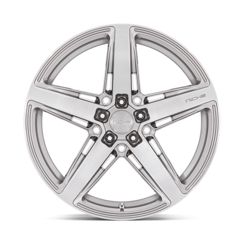 Niche M270 TERAMO Anthracite Brushed Face Tint 20x10.5 +20 5x112mm 66.6mm