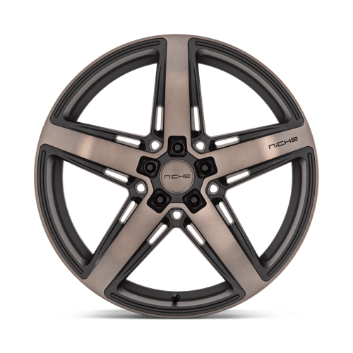 Niche M271 TERAMO Matte Black W Double Dark Tint 20x10.5 +20 5x112mm 66.6mm