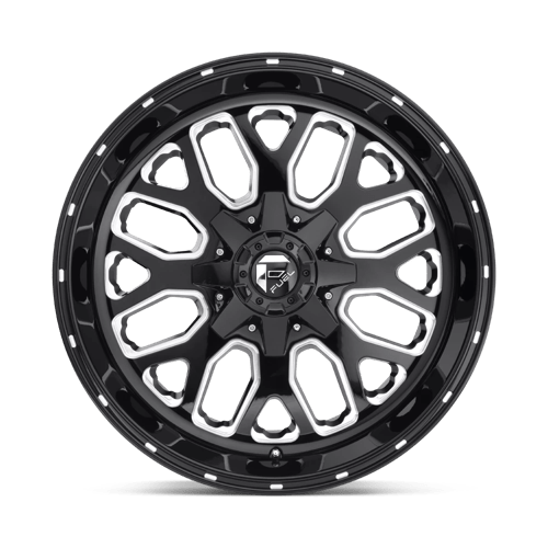 Fuel Offroad D588 TITAN Gloss Black Milled 20x10 -18 8x165.1mm 125.1mm