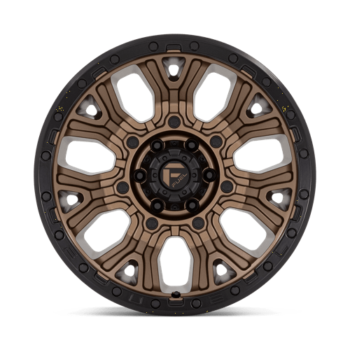 Fuel Offroad D826 TRACTION Matte Bronze W/ Black Ring 20x10 -18 6x135mm 87.1mm