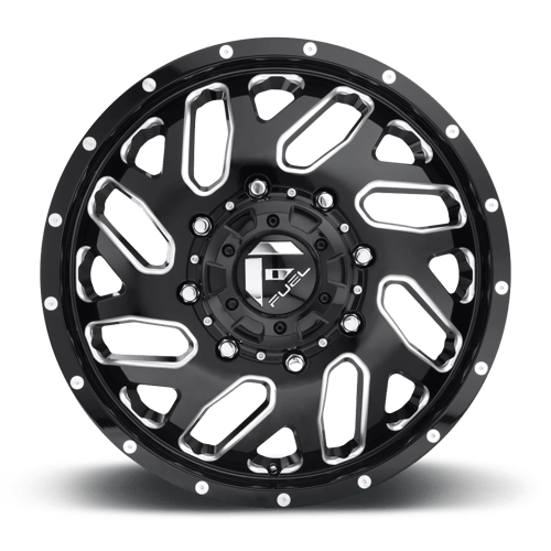 Fuel Offroad D581 TRITON Gloss Black Milled 20x8.25 +105 8x165.1mm 121.5mm