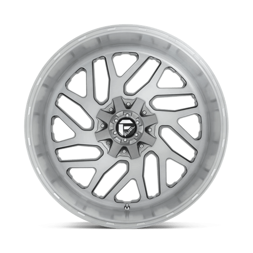 Fuel Offroad D715 TRITON PLATINUM Brushed Gun Metal Tinted Clear 20x10 -19 6x135|6x139.7mm 106.1mm