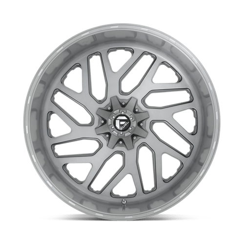 Fuel Offroad D715 TRITON PLATINUM Brushed Gun Metal Tinted Clear 26x12 -44 8x170mm 125.1mm