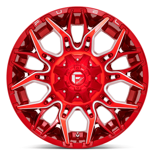 Fuel Offroad D771 TWITCH Candy Red Milled 20x10 -18 5x114.3|5x127mm 78.1mm