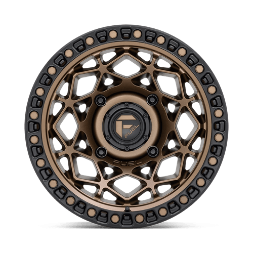 Fuel Offroad D785 UNIT UTV Bronze W/ Matte Black Ring 15x10 0 4x156mm 132mm